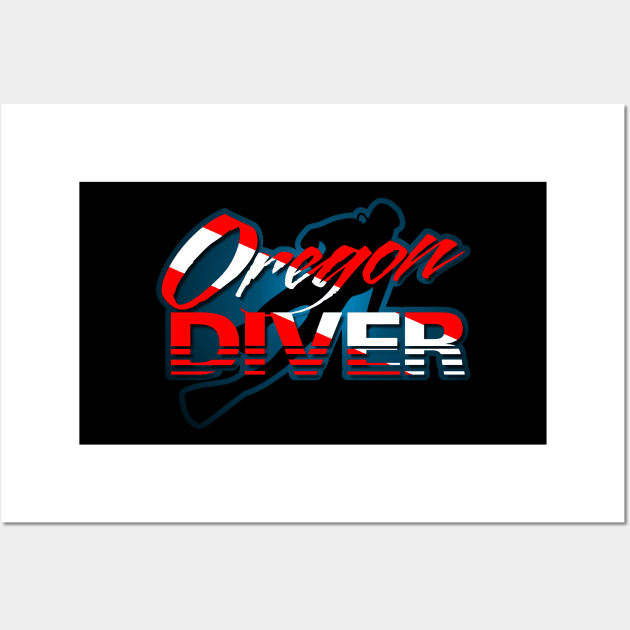Oregon Diver Wall Art by TaterSkinz